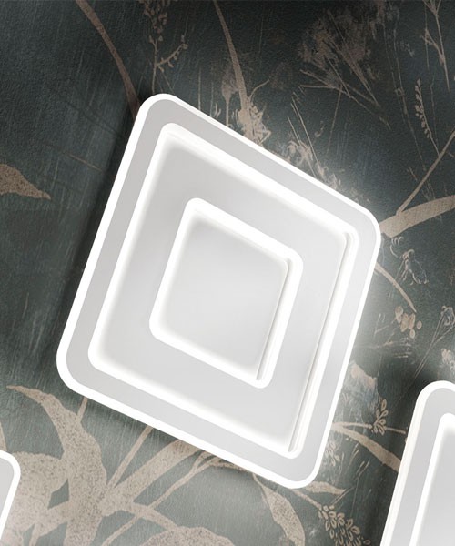 EXCLUSIVE LIGHT Halò Q50 Plafoniera a LED 46w bianco