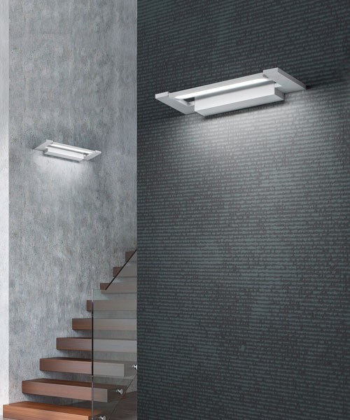 EXCLUSIVE LIGHT Tour A56 Lampada Moderna da Parete a LED 18w Bianco