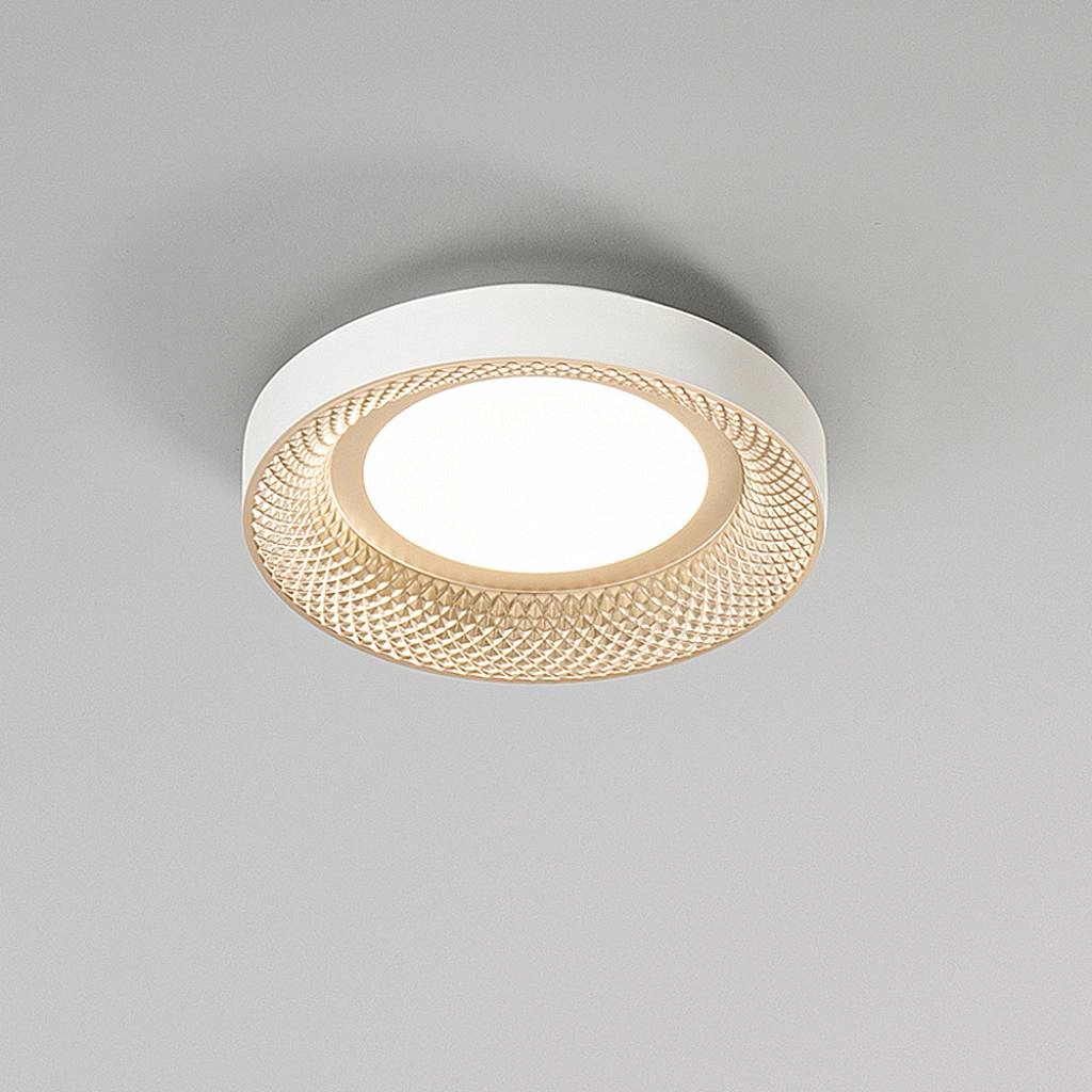 PERENZ Plafoniera Hive Metallo Oro Acrilico Led 30W Cct 3000/4000K 8154 OR CT