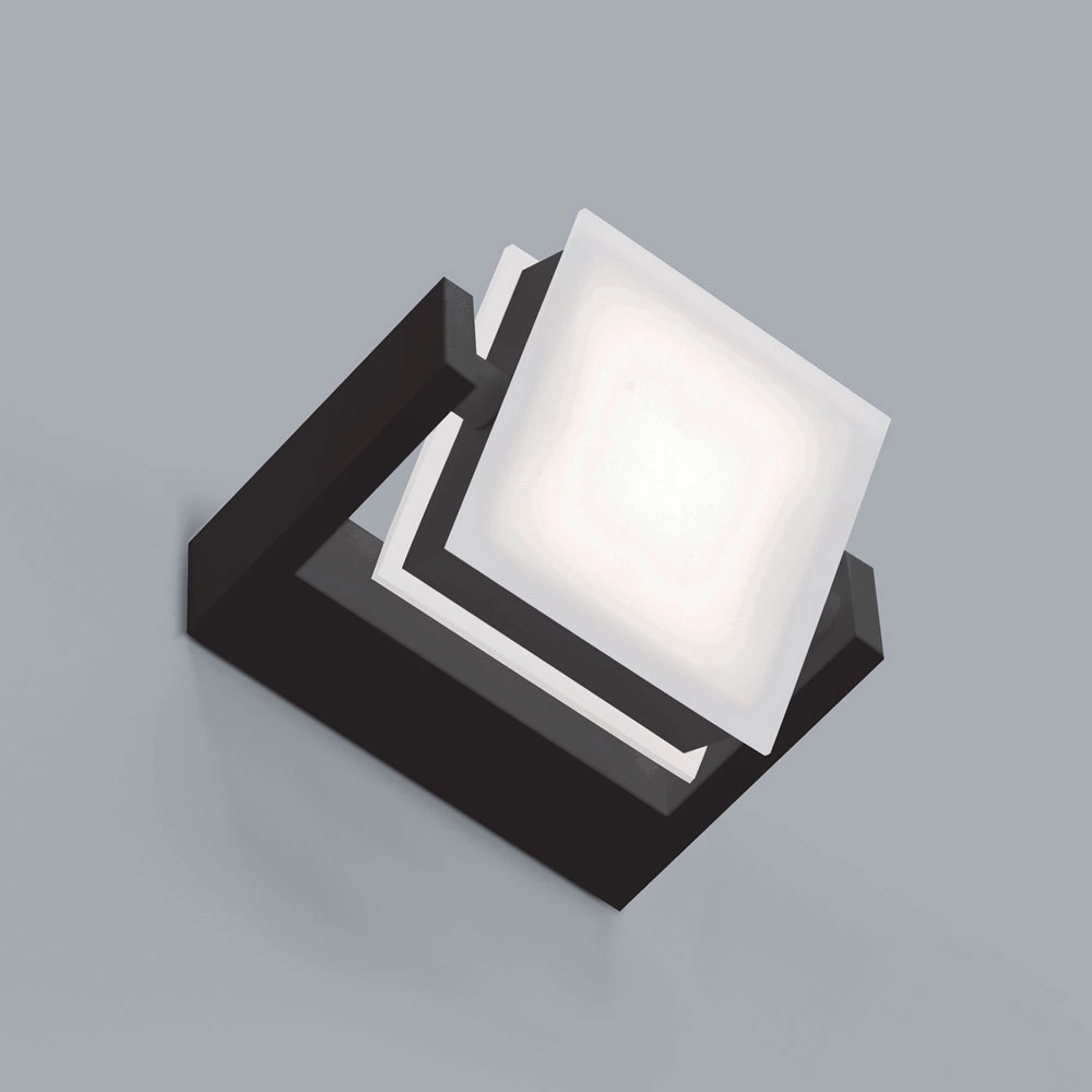 Vivida International Axella lampada parete nera orientabile led 0039.10 Ne