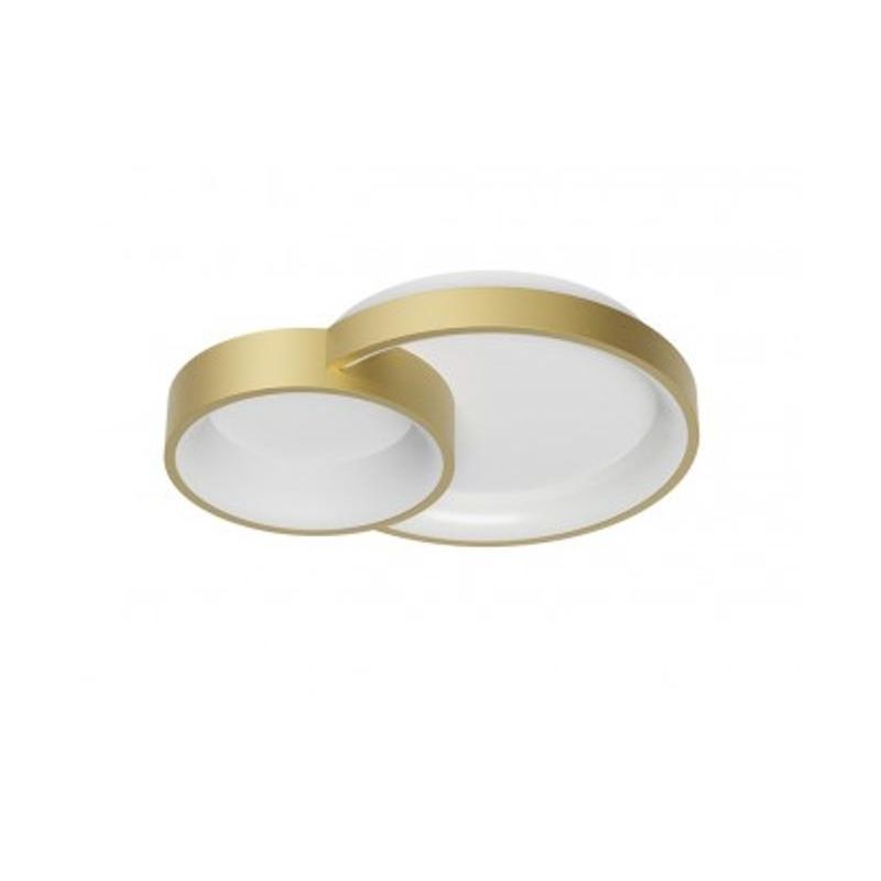 Redo group COMBI PLAFONIERA DUE CERCHI ORO LED 40W 01-3368