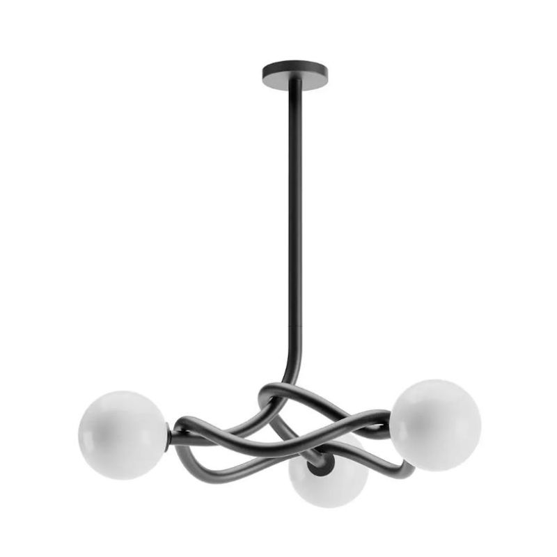 Redo group CONFUSIO LAMPADARIO 3 OPPURE IN METALLO ORO O NERO 01-3256 01-3257