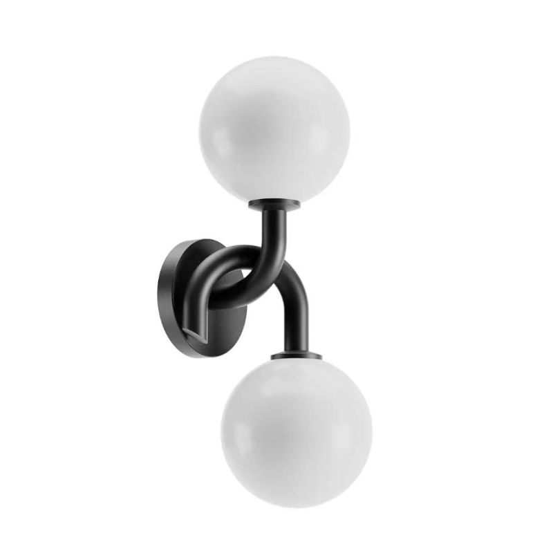 Redo group CONFUSIO APPLIQUE 2 LUCI METALLO ORO O NERO 01-3254 01-3255